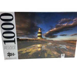 Hinkler Mindboggers Jigsaw Puzzle Lighthouse 1000 Pieces 29" x 23" Sky Cloud New